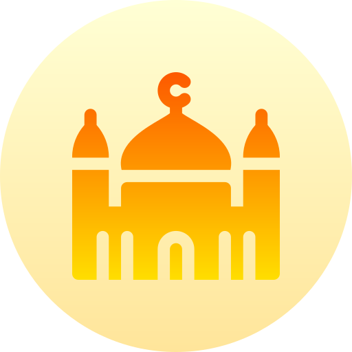 Мечеть Basic Gradient Circular иконка
