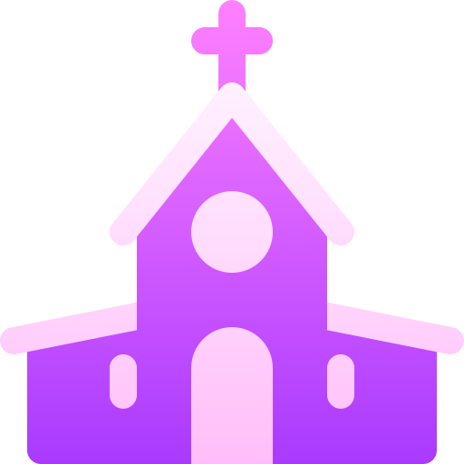 kościół Basic Gradient Gradient ikona