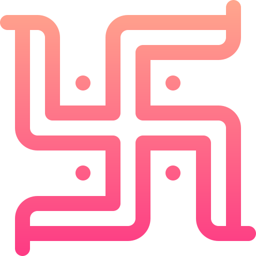 Swastika Basic Gradient Lineal color icon