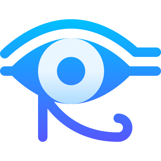 Eye of ra Basic Gradient Gradient icon