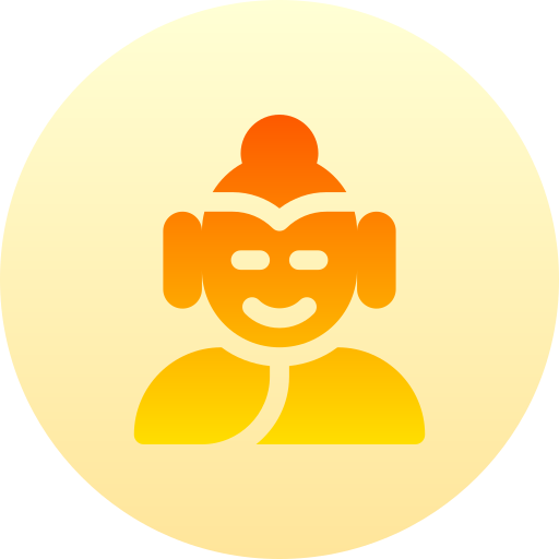 仏 Basic Gradient Circular icon
