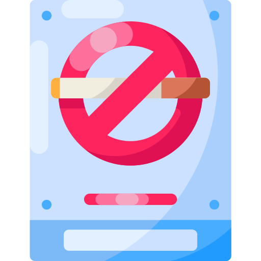 niet roken Special Shine Flat icoon