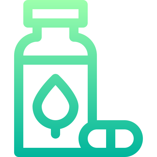 homeopatia Basic Gradient Lineal color ikona