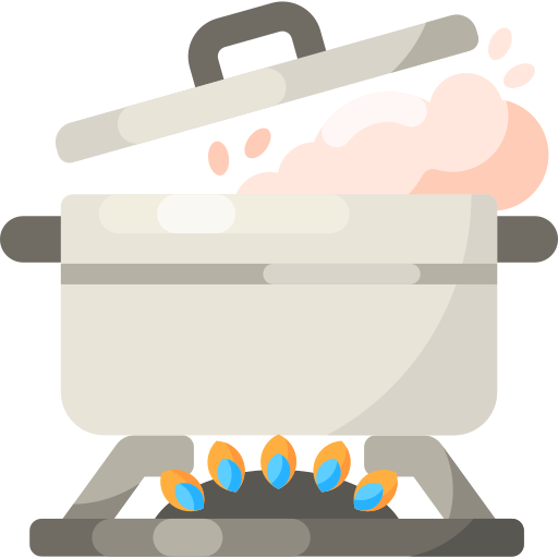 Cooking pot Special Shine Flat icon