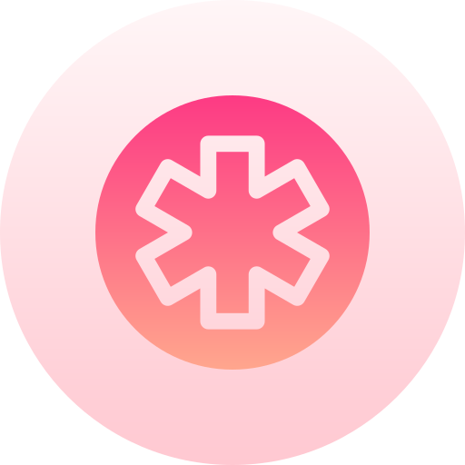 medycyna Basic Gradient Circular ikona