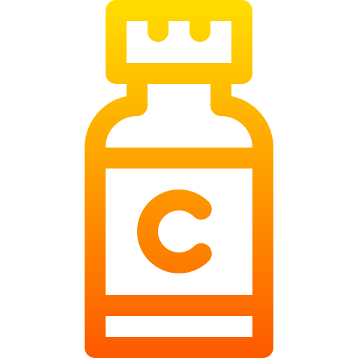비타민 c Basic Gradient Lineal color icon