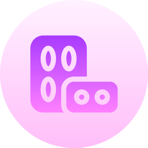 tabletas Basic Gradient Circular icono