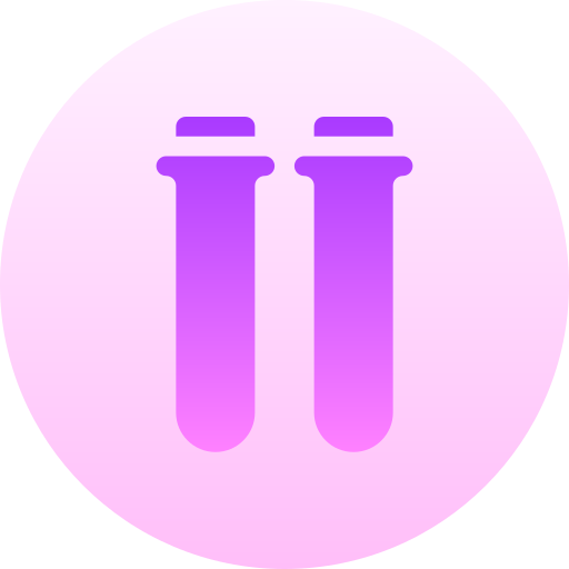 Test tube Basic Gradient Circular icon