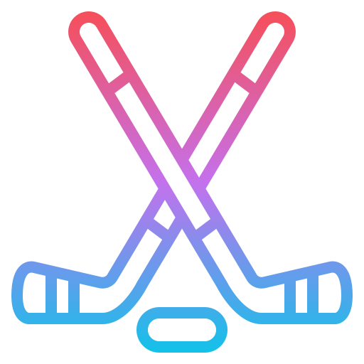 Ice hockey Iconixar Gradient icon