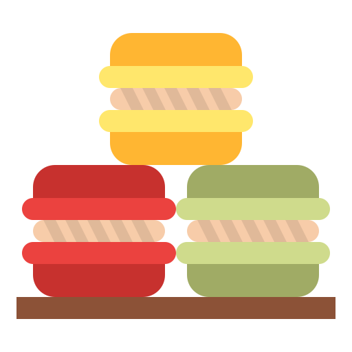 Macarons Iconixar Flat icon