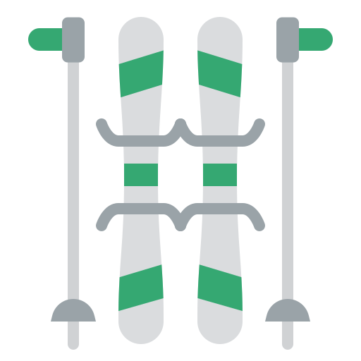esquí Iconixar Flat icono