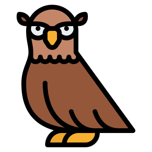Owl Iconixar Lineal Color icon
