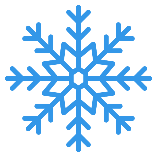copo de nieve Iconixar Flat icono