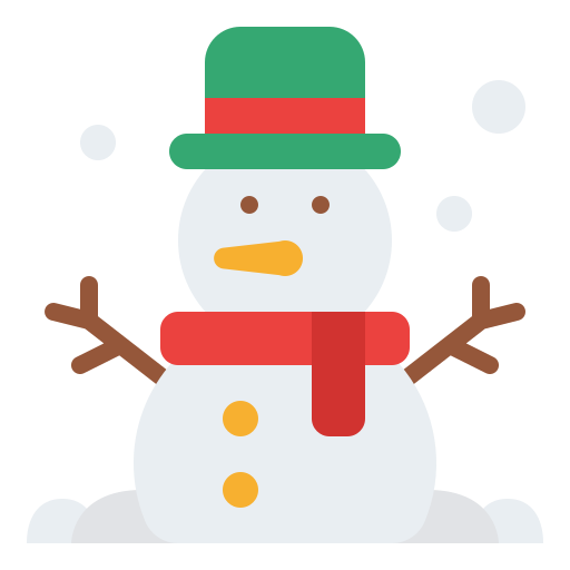Snowman Iconixar Flat icon