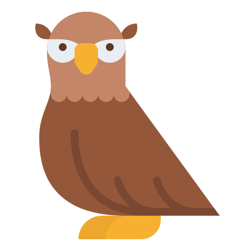 Owl Iconixar Flat icon