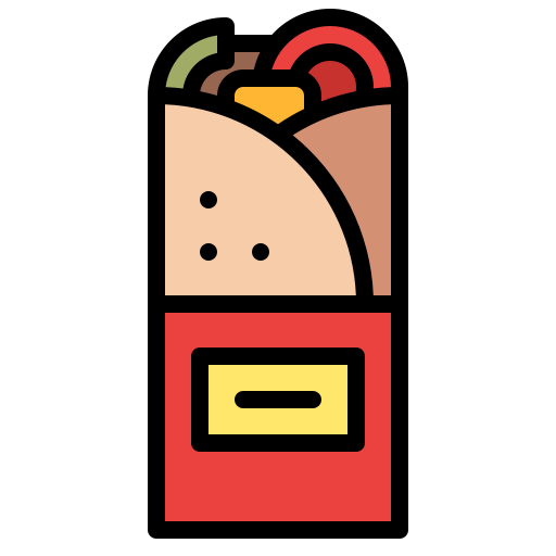 Kebab Iconixar Lineal Color icon