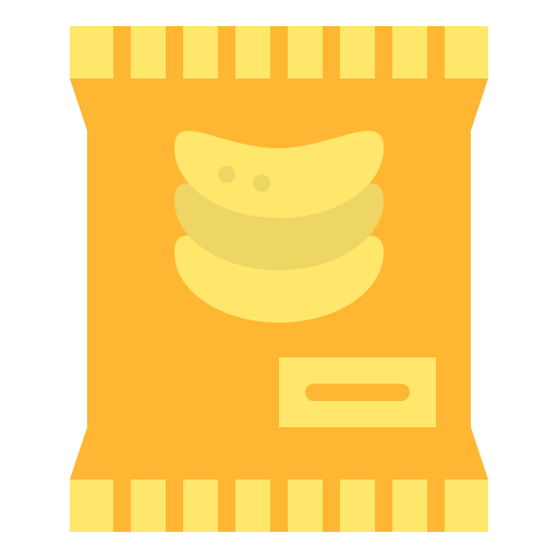 patatas fritas Iconixar Flat icono