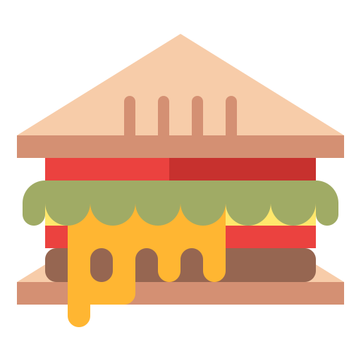 sandwich Iconixar Flat icon