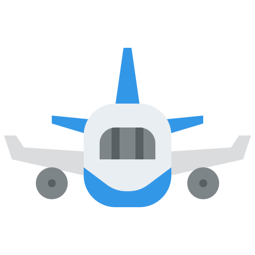 Airplane Iconixar Flat icon