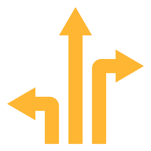 Direction Iconixar Flat icon