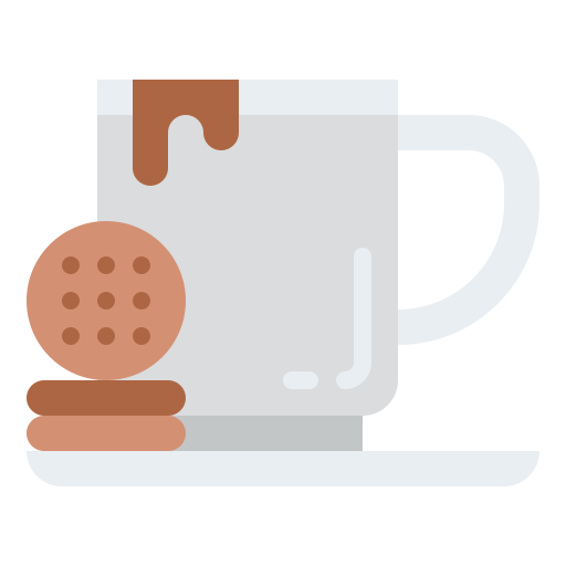 koffie Iconixar Flat icoon