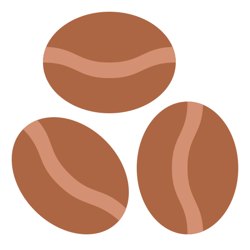 커피 콩 Iconixar Flat icon