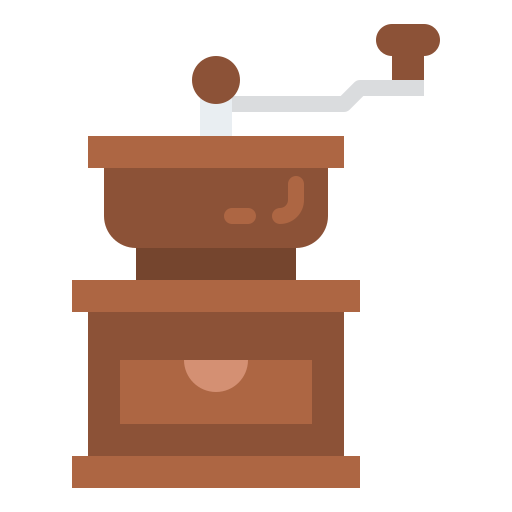 Coffee grinder Iconixar Flat icon