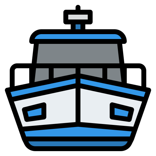 barca Iconixar Lineal Color icona