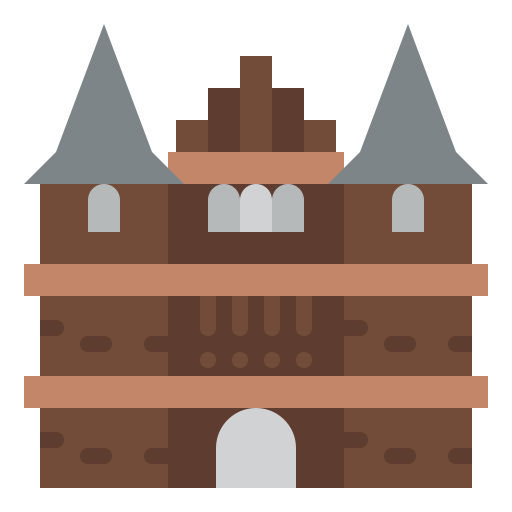 kasteel Iconixar Flat icoon