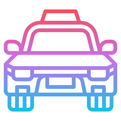 Taxi Iconixar Gradient icon