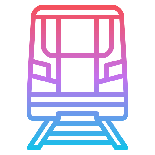 Train Iconixar Gradient icon