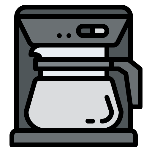 kaffeemaschine Iconixar Lineal Color icon