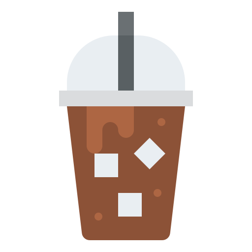 Холодный кофе Iconixar Flat иконка