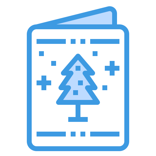 kartka świąteczna itim2101 Blue ikona