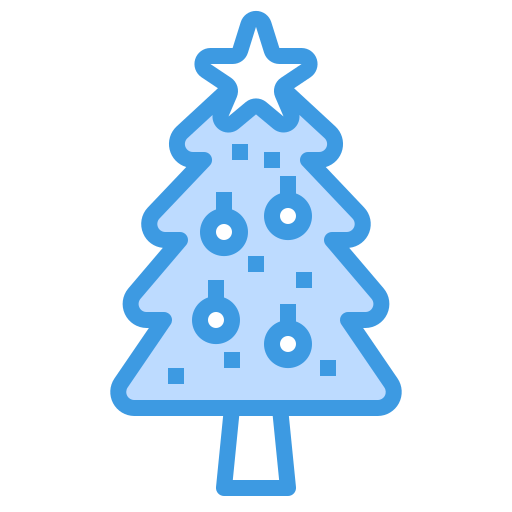 albero di natale itim2101 Blue icona