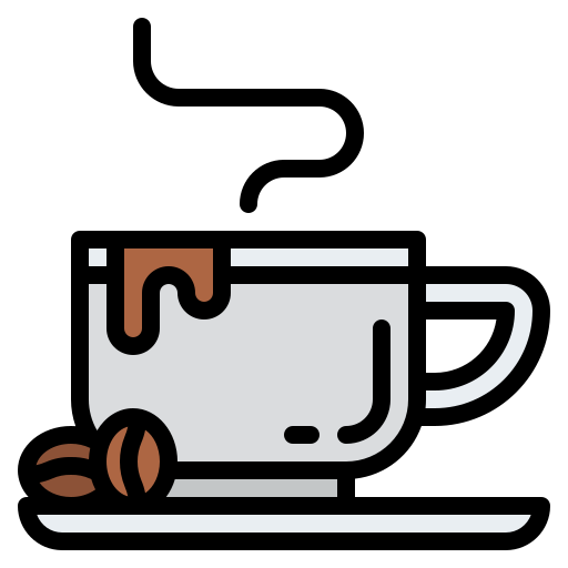 Hot coffee Iconixar Lineal Color icon