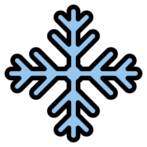 płatek śniegu itim2101 Lineal Color ikona