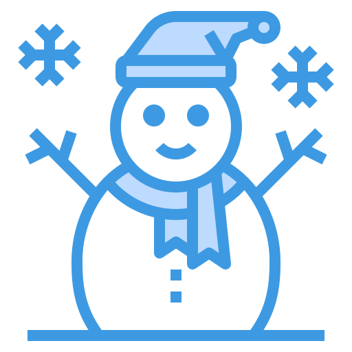 Snowman itim2101 Blue icon