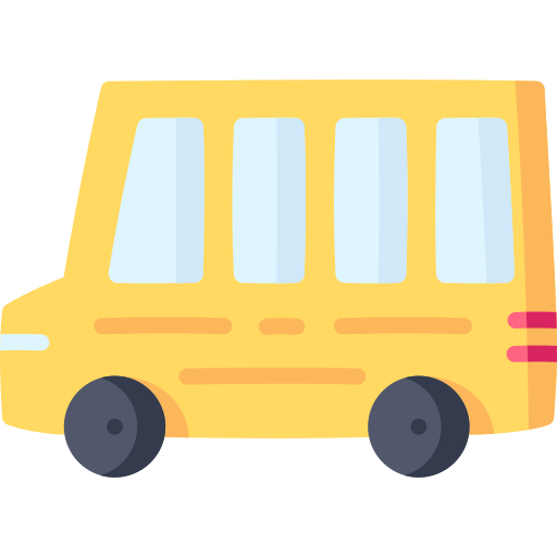 schoolbus Special Flat icoon