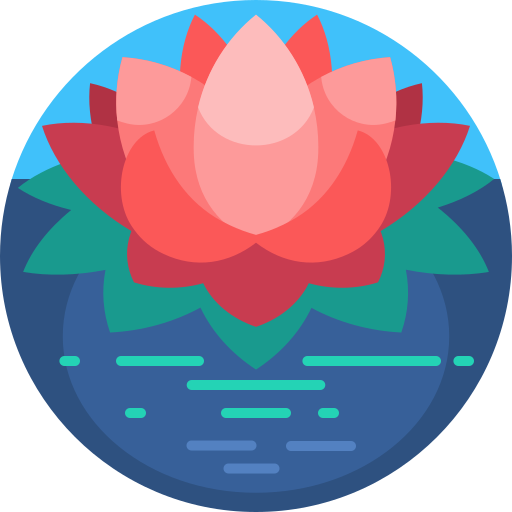 lotus Detailed Flat Circular Flat icon