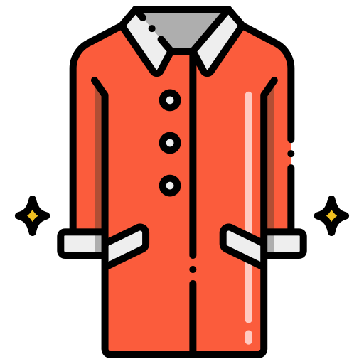 Coat Flaticons Lineal Color icon