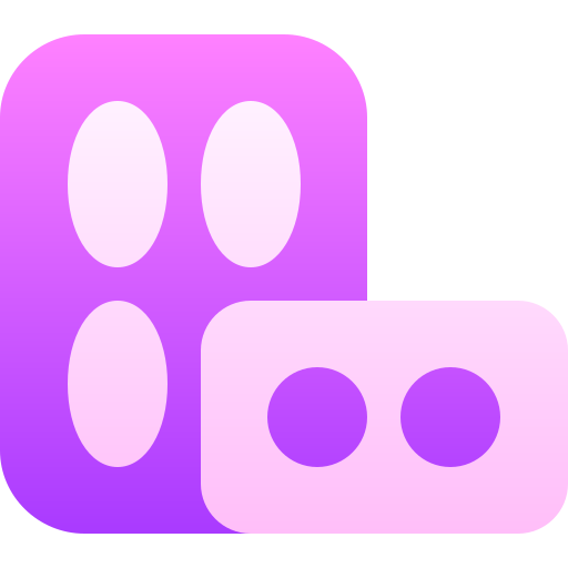 tabletki Basic Gradient Gradient ikona