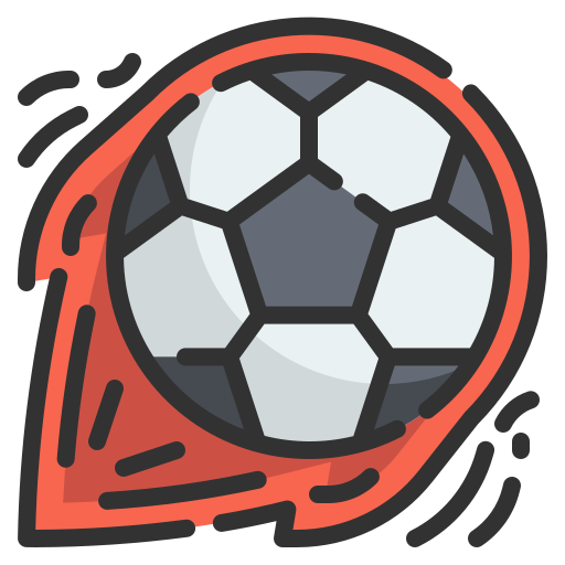 fußball ball Wanicon Lineal Color icon