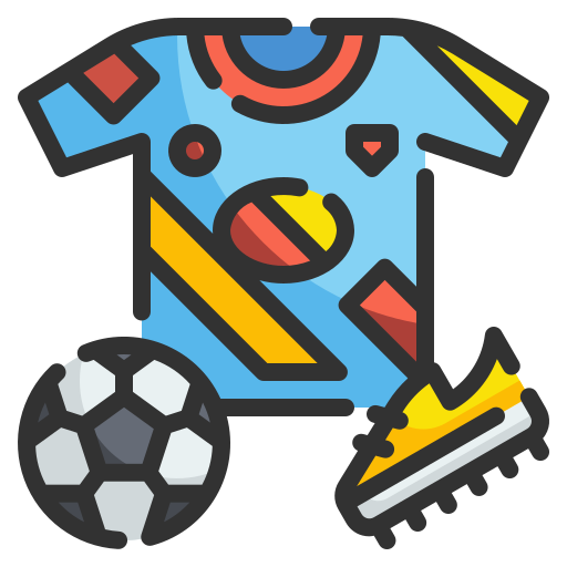 camiseta de fútbol Wanicon Lineal Color icono