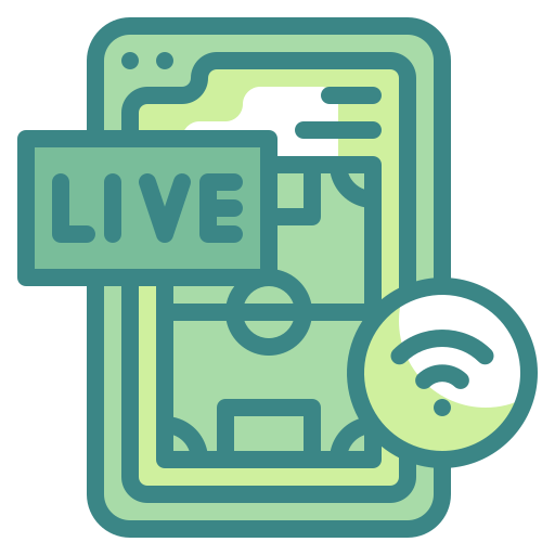 live-streaming Wanicon Two Tone icon