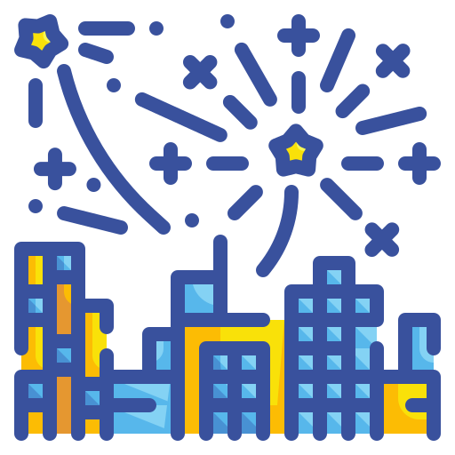 Fireworks Wanicon Lineal Color icon