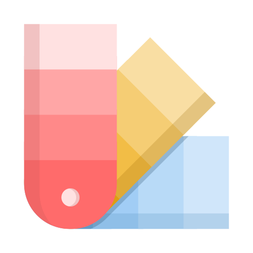 paleta de color Generic Flat icono