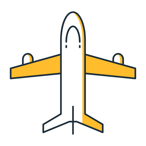 Самолет Generic Fill & Lineal иконка