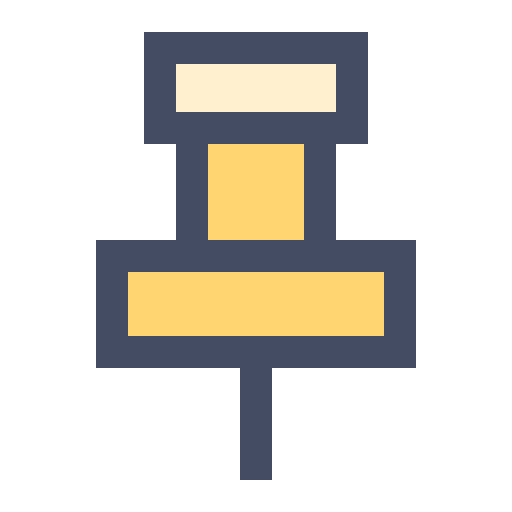 Pin Generic Outline Color icon