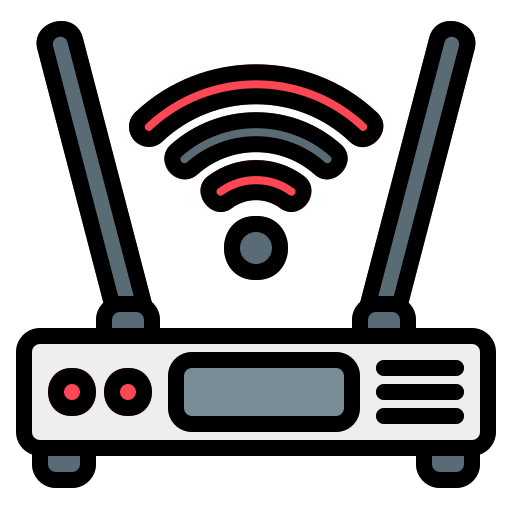 router Generic Outline Color icoon